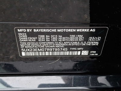 2024 BMW X7 xDrive40i Sports Activity Vehicle