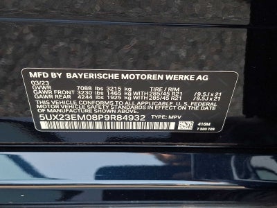 2023 BMW X7 xDrive40i Sports Activity Vehicle
