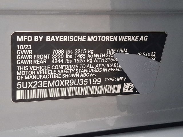 2024 BMW X7 xDrive40i Sports Activity Vehicle