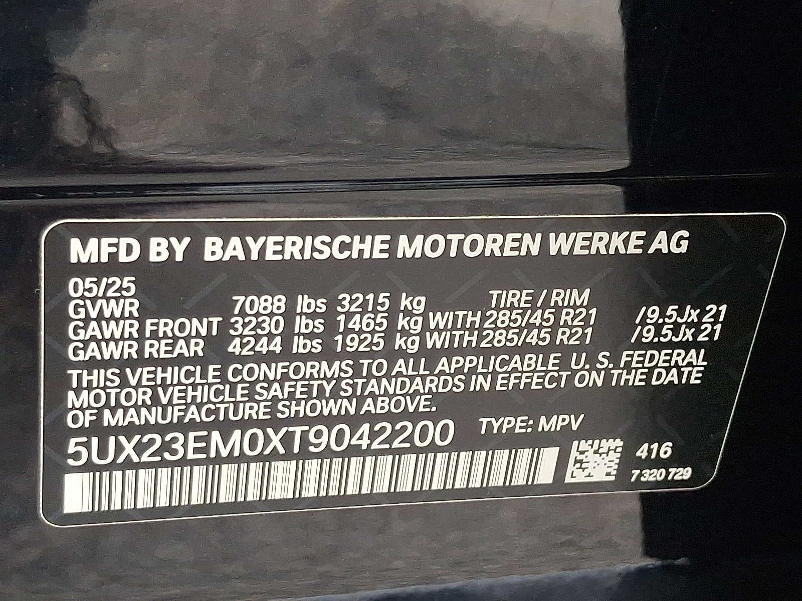 2026 BMW X7 xDrive40i Sports Activity Vehicle