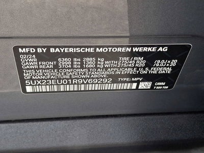 2024 BMW X5 xDrive40i Sports Activity Vehicle