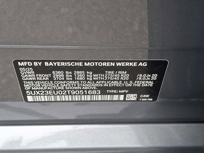 2026 BMW X5 xDrive40i Sports Activity Vehicle