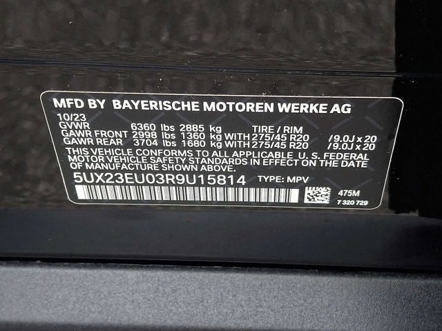 2024 BMW X5 xDrive40i Sports Activity Vehicle