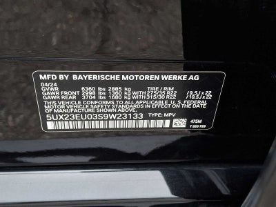 2025 BMW X5 xDrive40i Sports Activity Vehicle