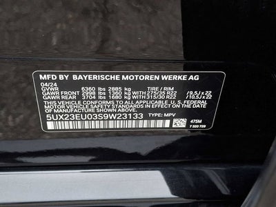 2025 BMW X5 xDrive40i Sports Activity Vehicle