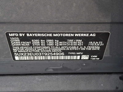 2026 BMW X5 xDrive40i Sports Activity Vehicle