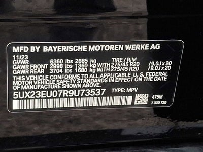 2024 BMW X5 xDrive40i Sports Activity Vehicle