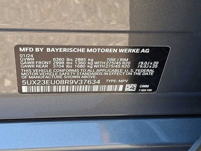 2024 BMW X5 xDrive40i Sports Activity Vehicle