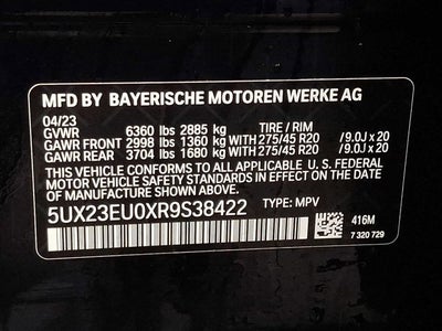 2024 BMW X5 xDrive40i Sports Activity Vehicle