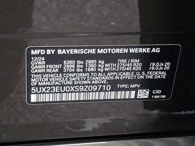 2025 BMW X5 xDrive40i Sports Activity Vehicle