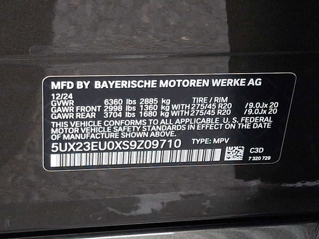 2025 BMW X5 xDrive40i Sports Activity Vehicle