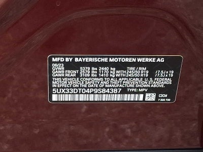 2023 BMW X4 xDrive30i Sports Activity Coupe