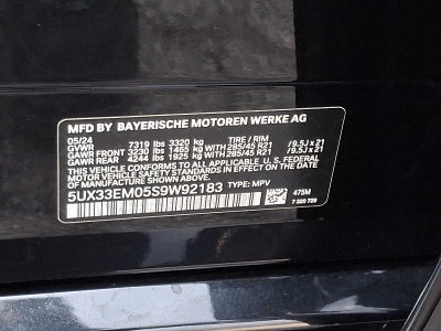2025 BMW X7 M60i Sports Activity Vehicle
