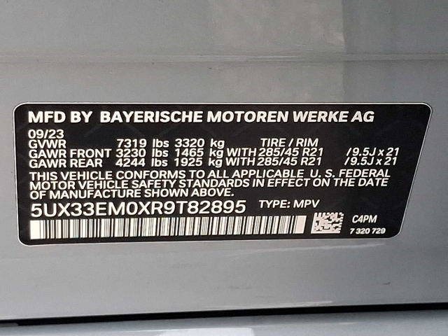 2024 BMW X7 M60i Sports Activity Vehicle