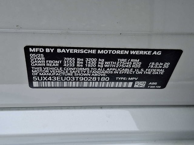 2026 BMW X5 xDrive50e Plug-In Hybrid