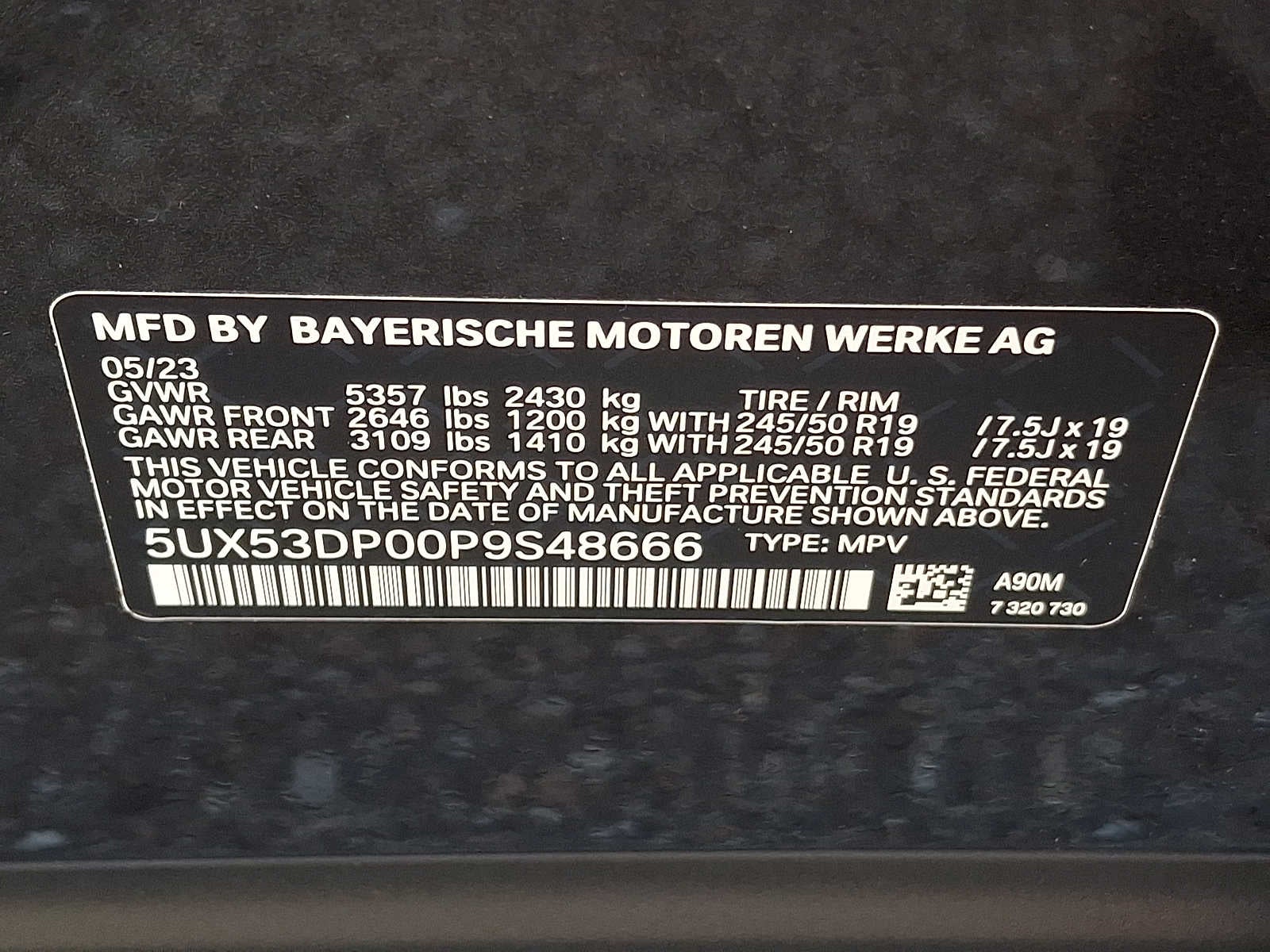 2023 BMW X3 xDrive30i Sports Activity Vehicle