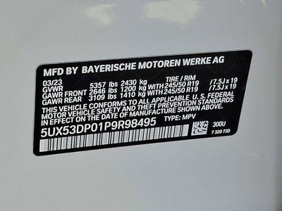 2023 BMW X3 xDrive30i Sports Activity Vehicle