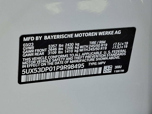 2023 BMW X3 xDrive30i Sports Activity Vehicle