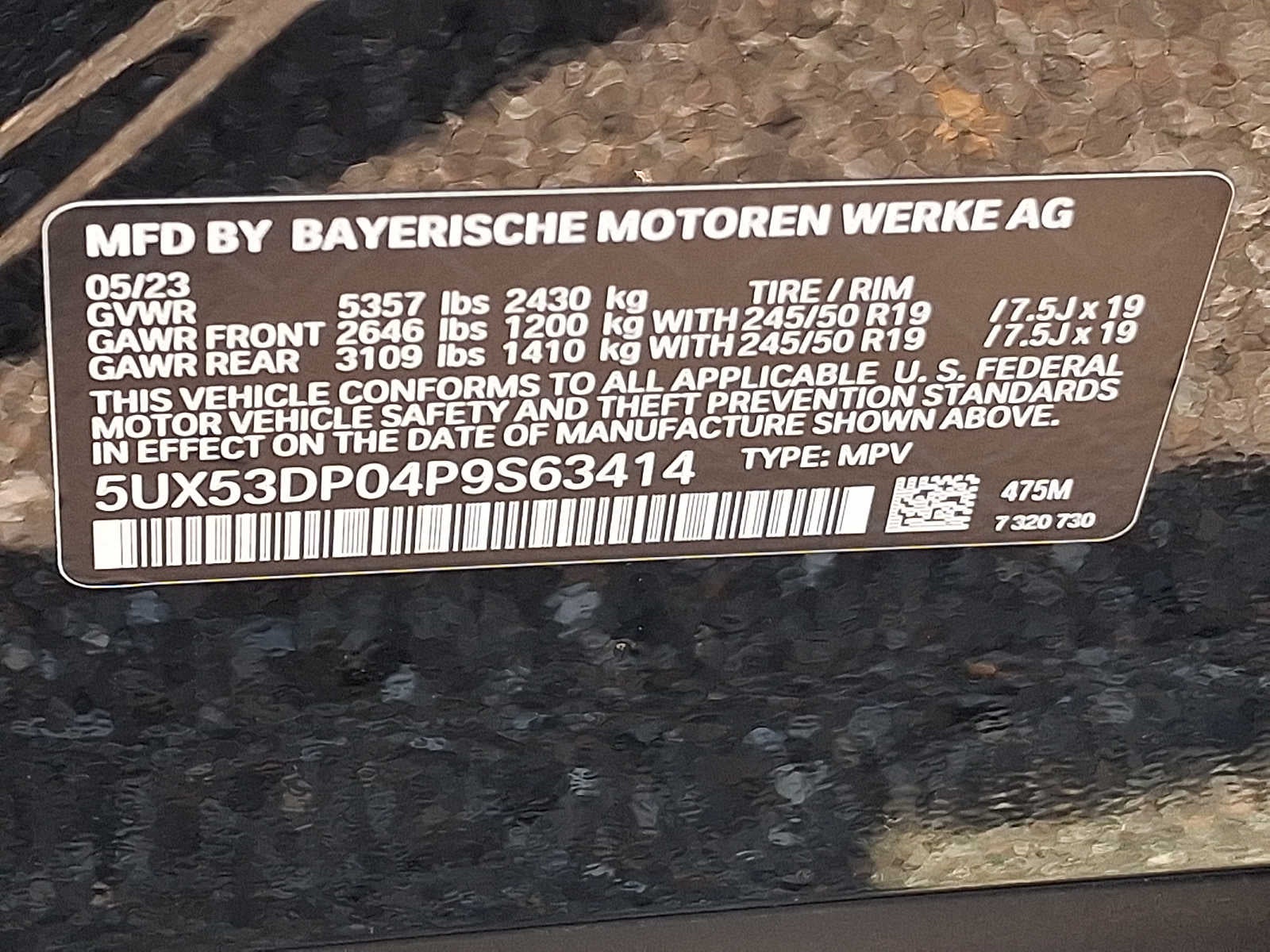 2023 BMW X3 xDrive30i Sports Activity Vehicle