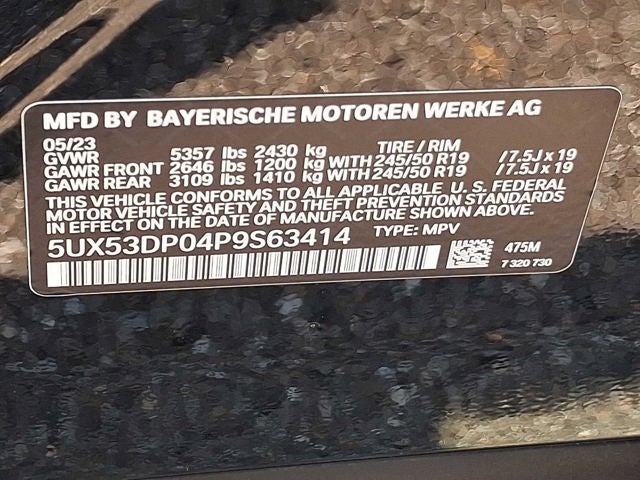2023 BMW X3 xDrive30i Sports Activity Vehicle