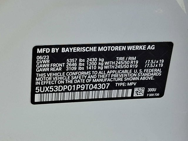 2023 BMW X3 xDrive30i Sports Activity Vehicle