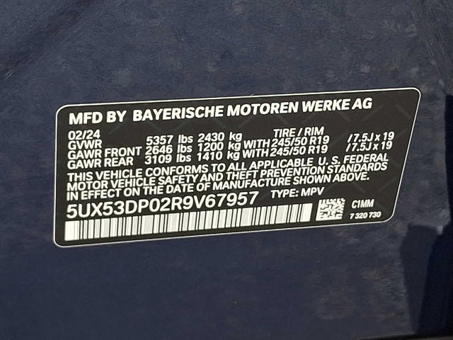 2024 BMW X3 xDrive30i Sports Activity Vehicle
