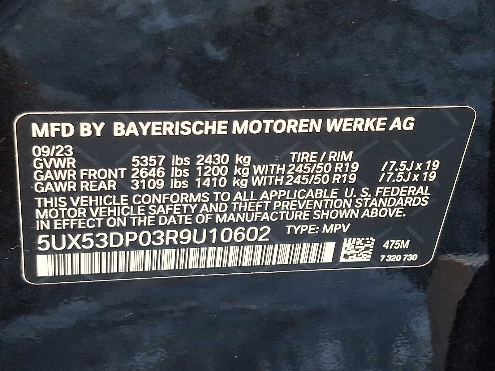 2024 BMW X3 xDrive30i Sports Activity Vehicle