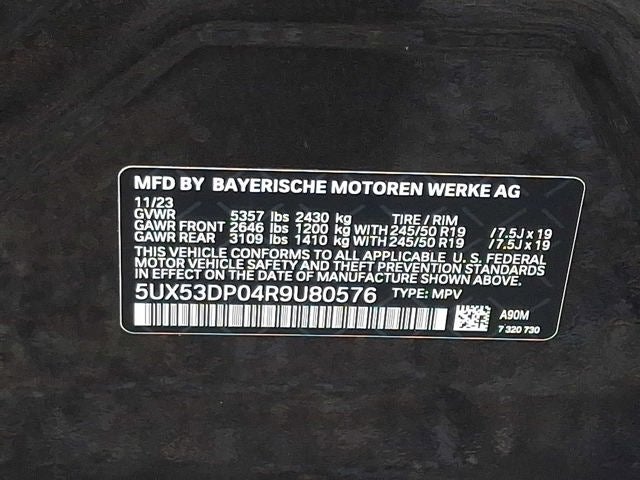 2024 BMW X3 xDrive30i Sports Activity Vehicle