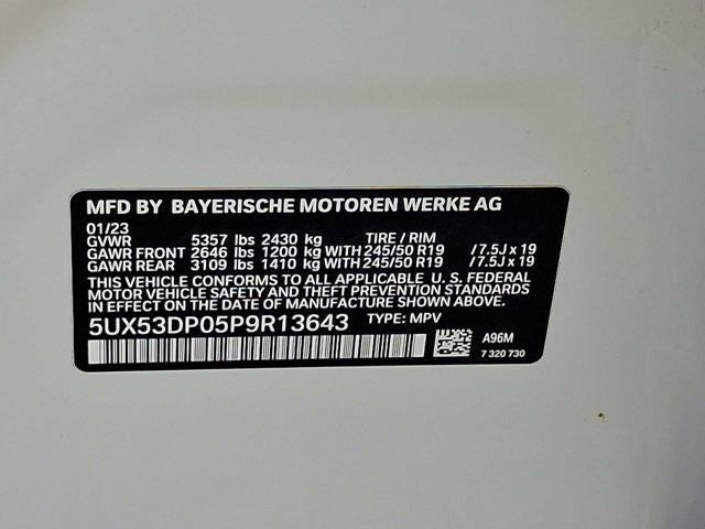 2023 BMW X3 xDrive30i Sports Activity Vehicle