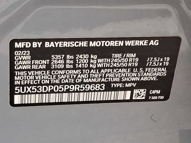 2023 BMW X3 xDrive30i Sports Activity Vehicle