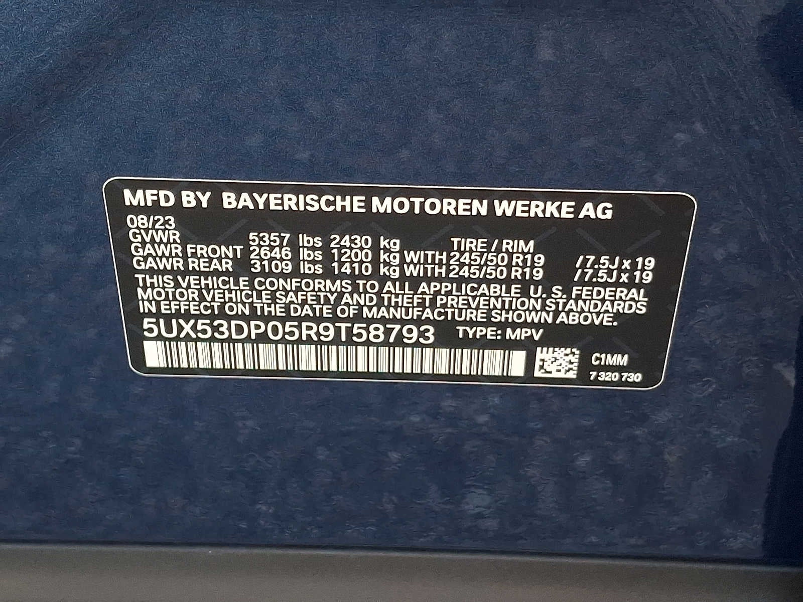 2024 BMW X3 xDrive30i Sports Activity Vehicle