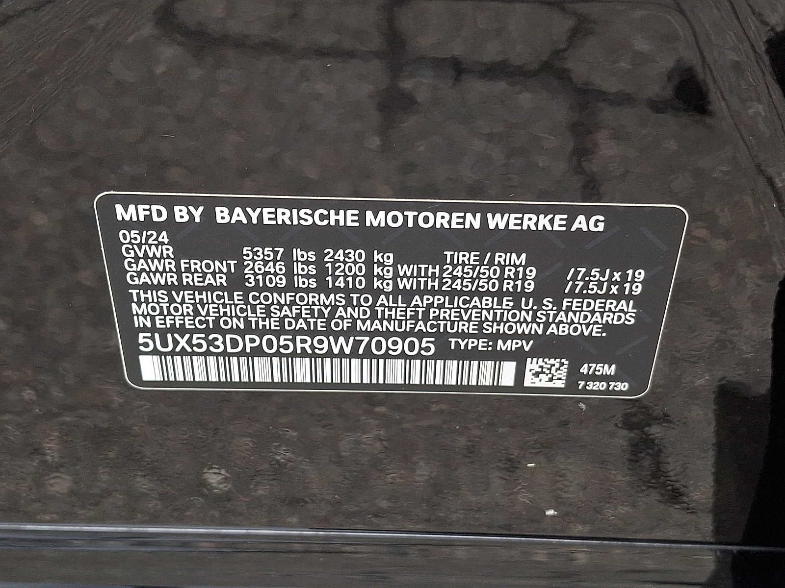 2024 BMW X3 xDrive30i Sports Activity Vehicle