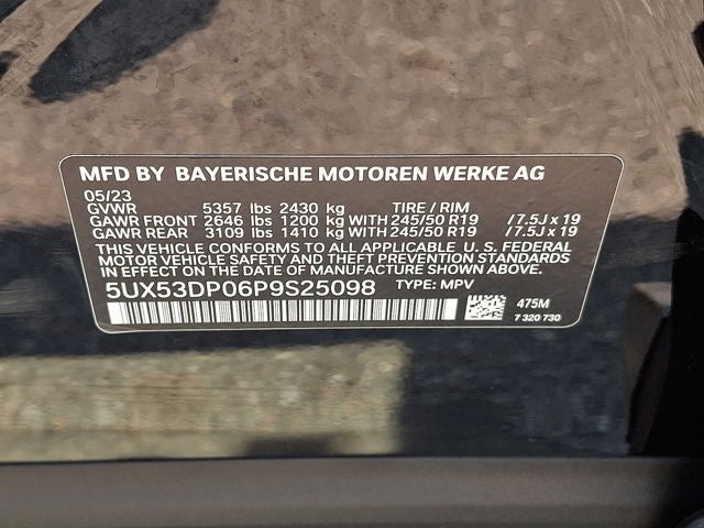2023 BMW X3 xDrive30i Sports Activity Vehicle