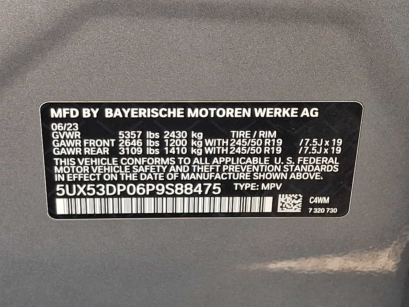 2023 BMW X3 xDrive30i Sports Activity Vehicle