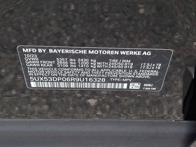 2024 BMW X3 xDrive30i Sports Activity Vehicle