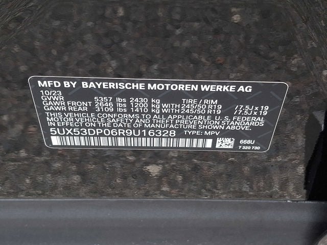 2024 BMW X3 xDrive30i Sports Activity Vehicle