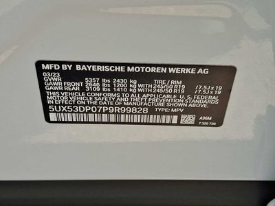2023 BMW X3 xDrive30i Sports Activity Vehicle