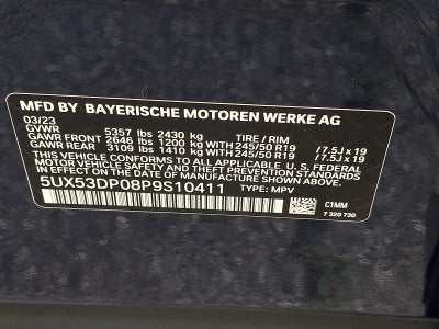 2023 BMW X3 xDrive30i Sports Activity Vehicle