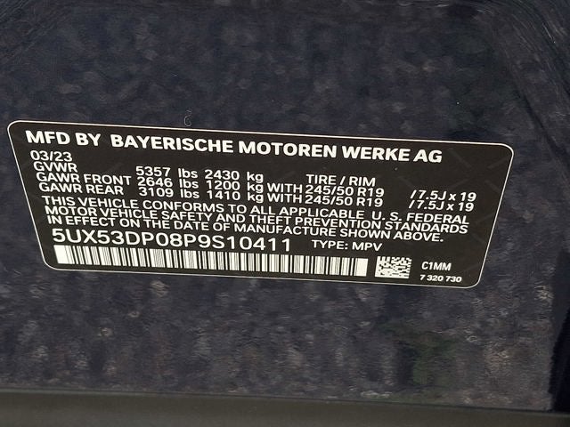 2023 BMW X3 xDrive30i Sports Activity Vehicle