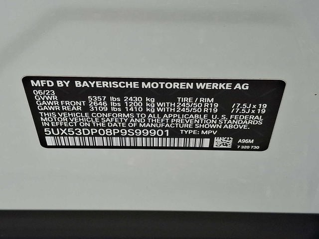 2023 BMW X3 xDrive30i Sports Activity Vehicle
