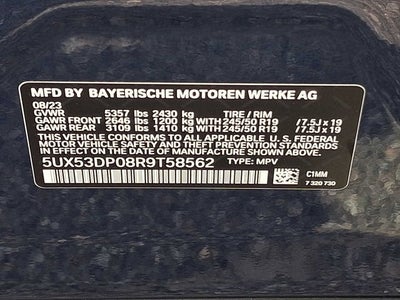 2024 BMW X3 xDrive30i Sports Activity Vehicle