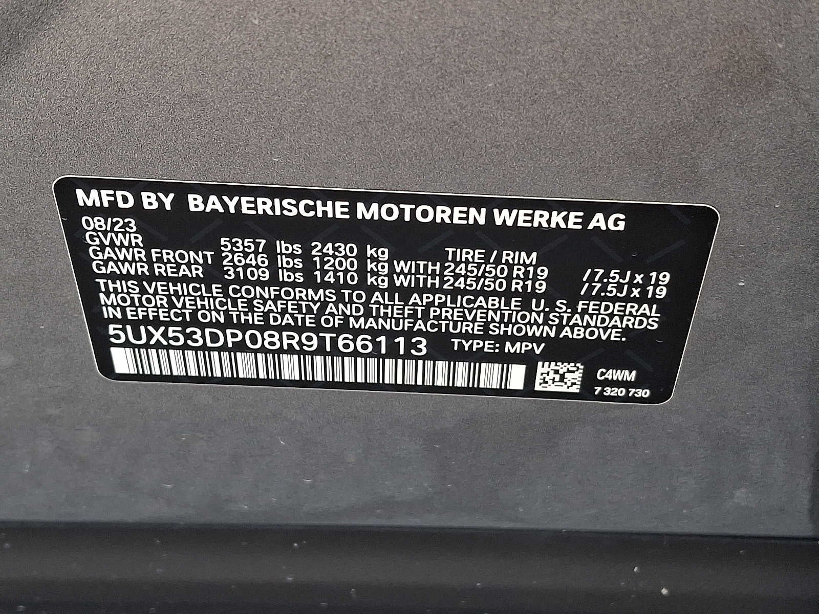 2024 BMW X3 xDrive30i Sports Activity Vehicle