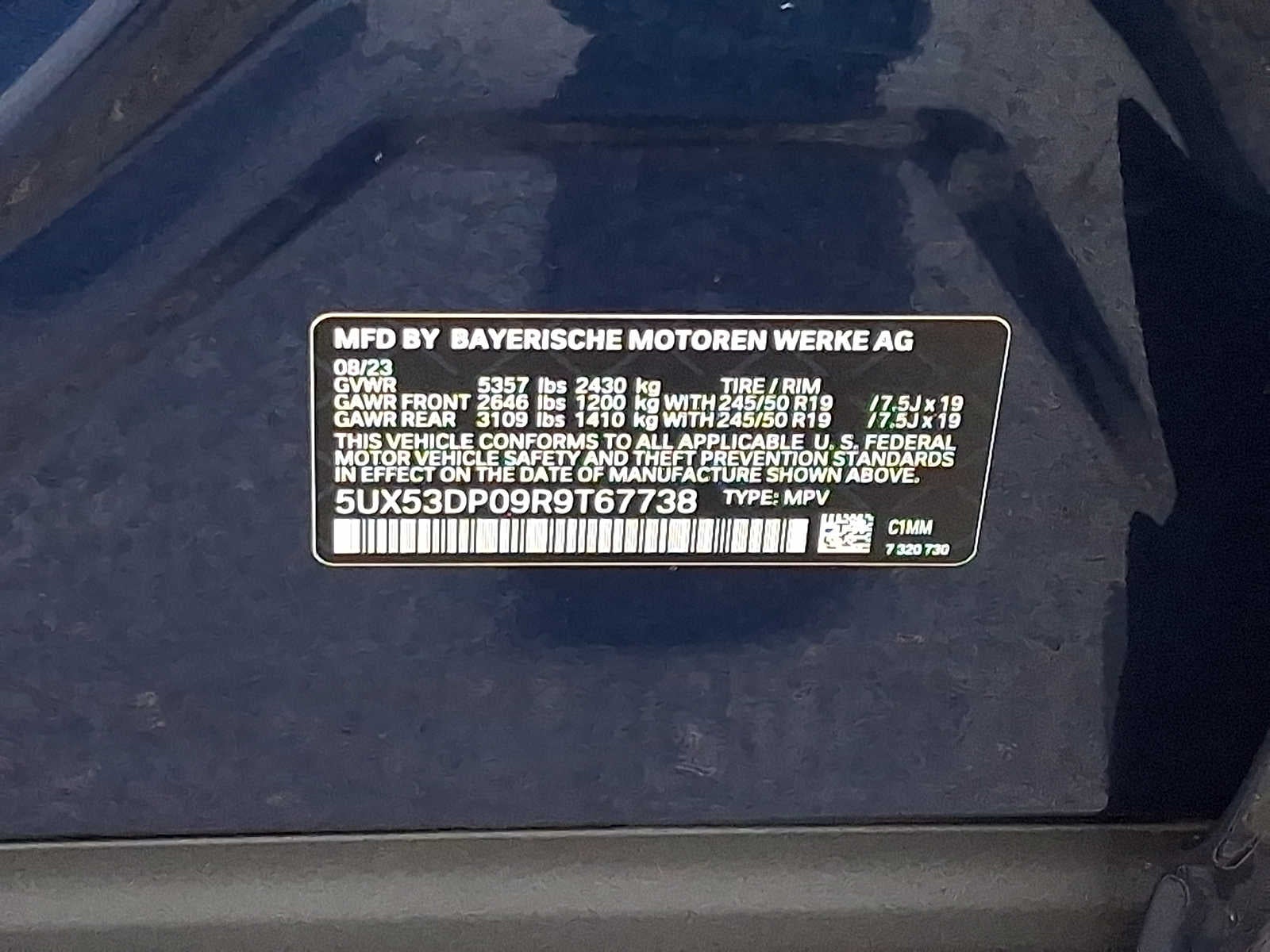 2024 BMW X3 xDrive30i Sports Activity Vehicle