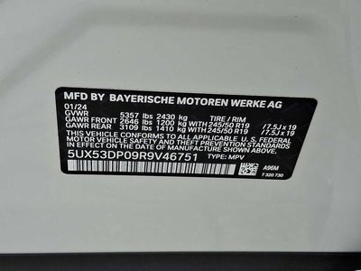 2024 BMW X3 xDrive30i Sports Activity Vehicle