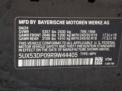 2024 BMW X3 xDrive30i Sports Activity Vehicle