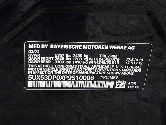 2023 BMW X3 xDrive30i Sports Activity Vehicle