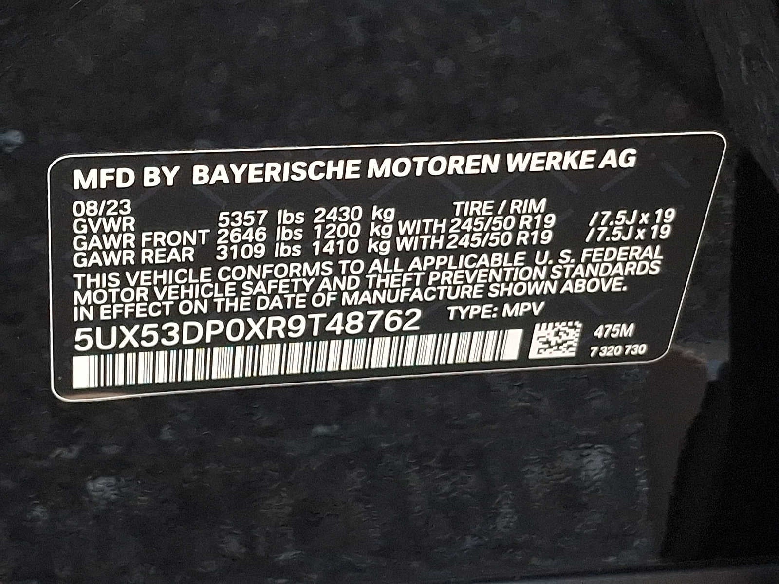 2024 BMW X3 xDrive30i Sports Activity Vehicle