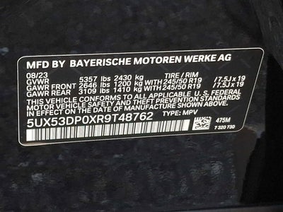 2024 BMW X3 xDrive30i Sports Activity Vehicle