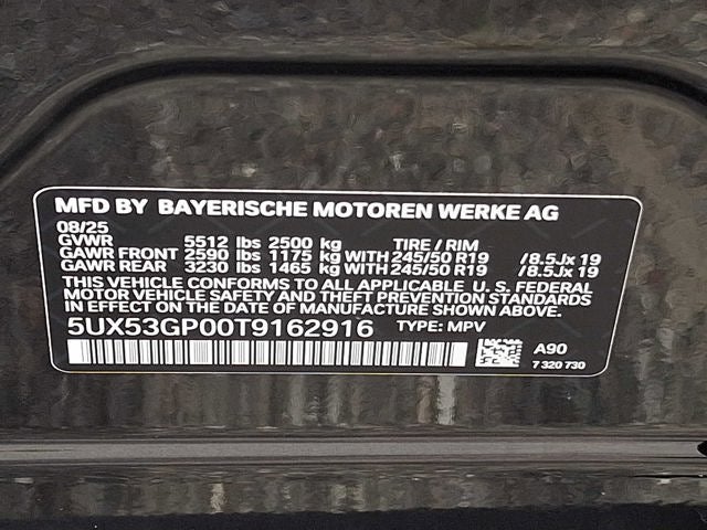 2026 BMW X3 30 xDrive Sports Activity Vehicle