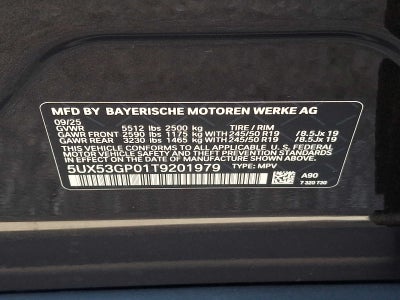 2026 BMW X3 30 xDrive Sports Activity Vehicle